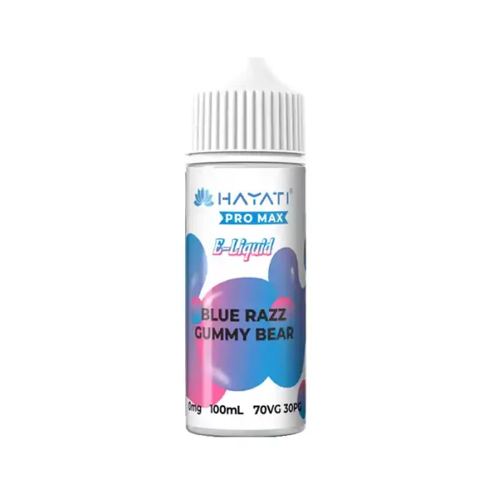 Hayati Pro Max Shortfill E-Liquid Blue Razz Gummy Bear | Guardian Vape Shop