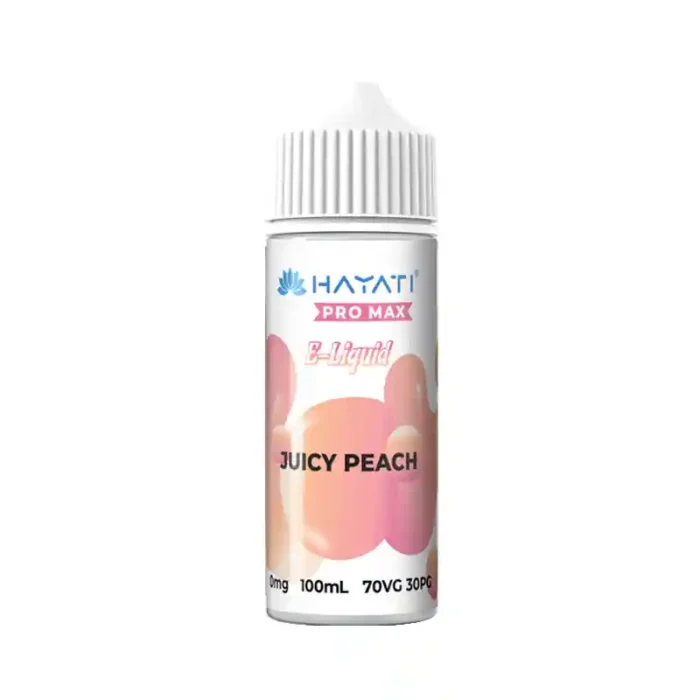 Hayati Pro Max Shortfill E-Liquid Juicy Peach | Guardian Vape Shop