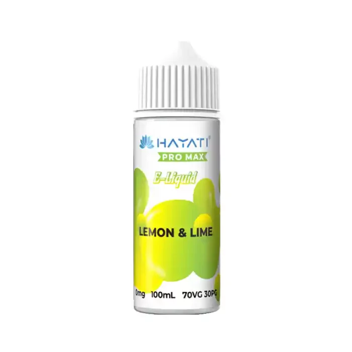 Hayati Pro Max Shortfill E-Liquid Lemon Lime | Guardian Vape Shop