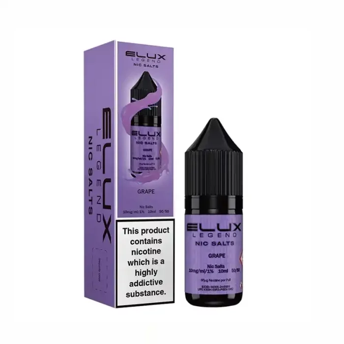 Elux Legend Nic Salts E-Liquid Grape | Guardian Vape Shop