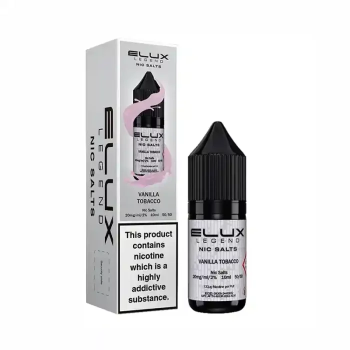 Elux Legend Nic Salts E-Liquid Vanilla Tobacco | Guardian Vape Shop