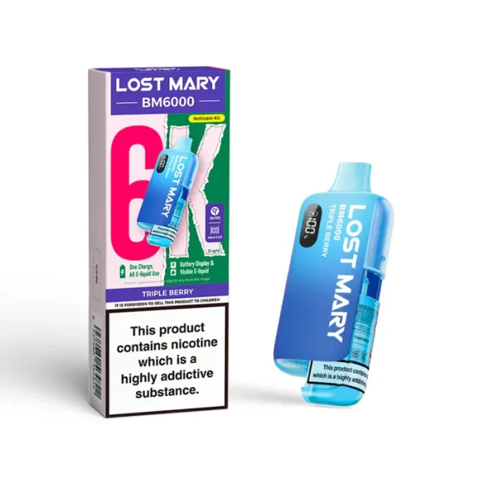 Lost Mary BM 6000 Puffs Triple Berry | Guardian Vape Shop