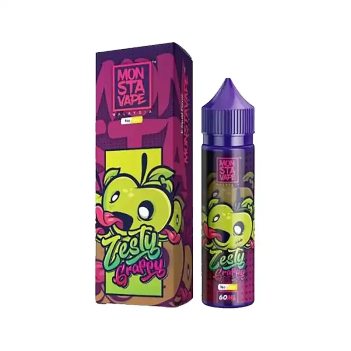 MONSTA VAPE Shortfill E-liquids Zesty Grappy no mint | Guardian Vape Shop