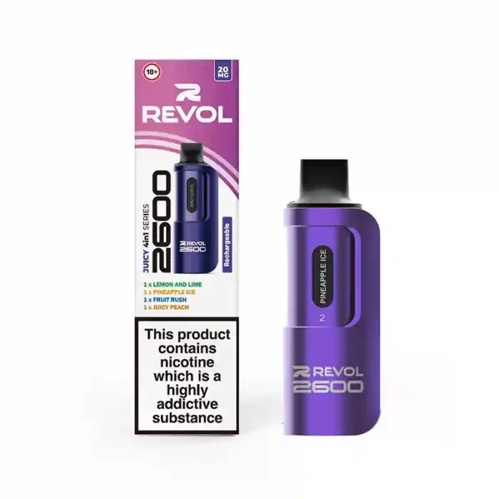 Revol 4 in1 Disposable 2600 Puff Juicy Series | Guardian Vape Shop