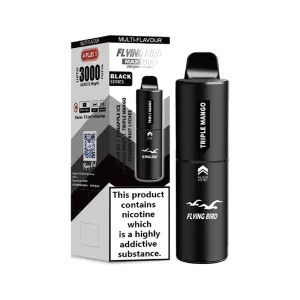 Flying Bird Max Pro 4 Plus1 Disposable 3000 Puff Black Series | Guardian Vape Shop