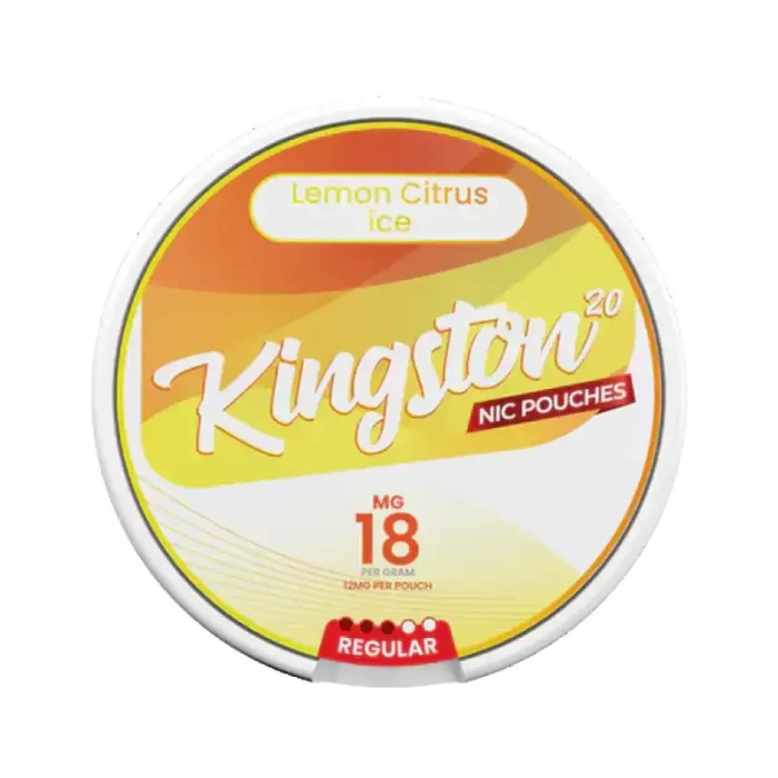 Kingston Nicotine Pouches Lemon Citrus Ice 18mg | Guardian Vape Shop
