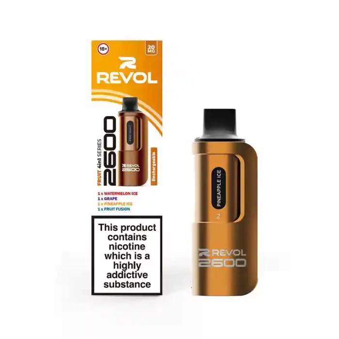 Revol 4 in1 Disposable 2600 Puff Fruit Series | Guardian Vape Shop
