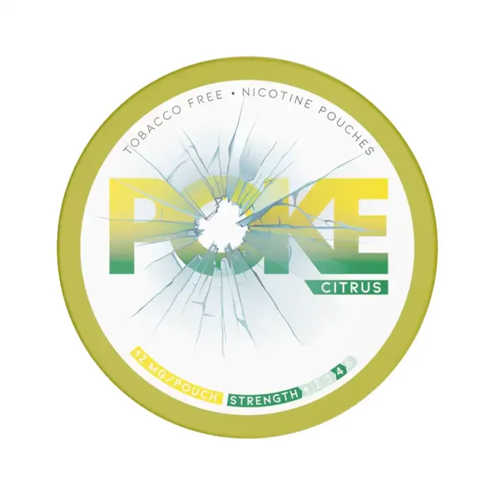 Poke Nicotine Pouches Citrus 12mg | Guardian Vape Shop
