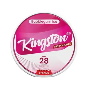 Kingston Nicotine Pouches Bubblegum Ice 28mg | Guardian Vape Shop