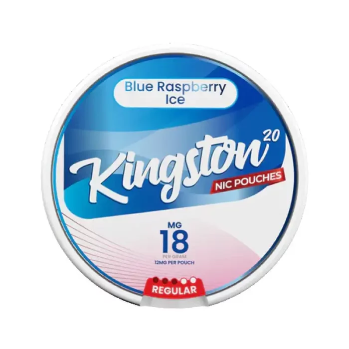 Kingston Nicotine Pouches Blue Raspberry Ice 18mg | Guardian Vape Shop