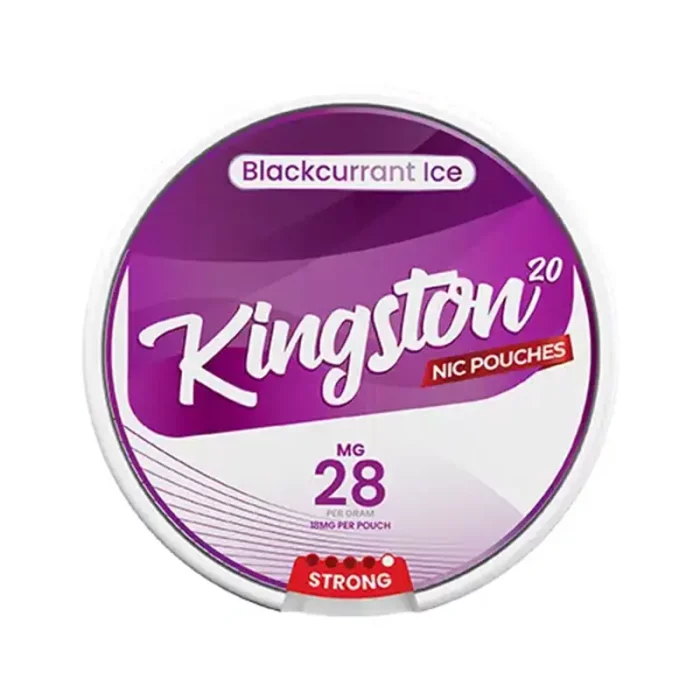 Kingston Nicotine Pouches Blackcurrant Ice 28mg | Guardian Vape Shop