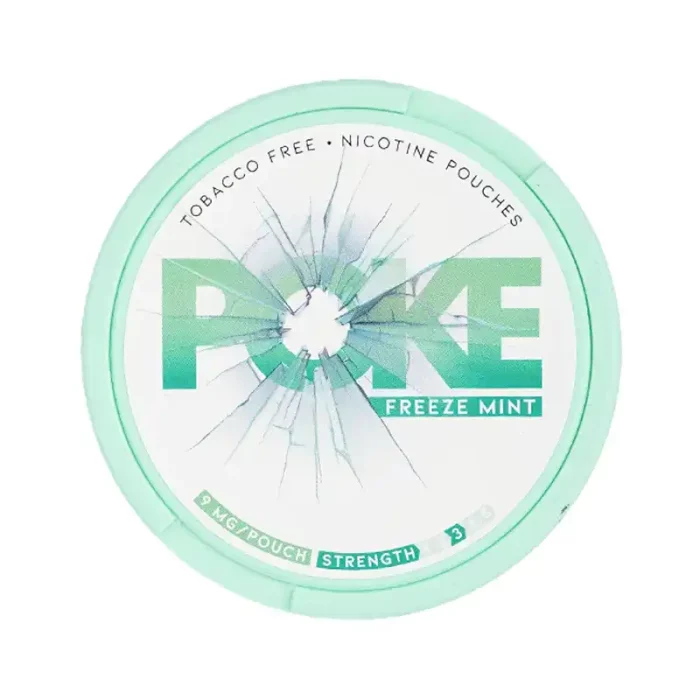 Poke Nicotine Pouches Freeze Mint 9mg | Guardian Vape Shop