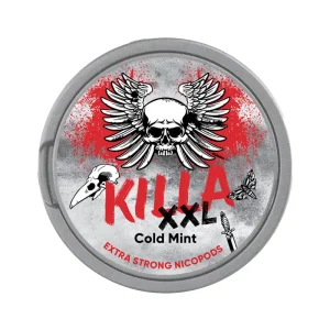 Killa Nicotine Pouches Cold Mint XXL 16mg | Guardian Vape Shop