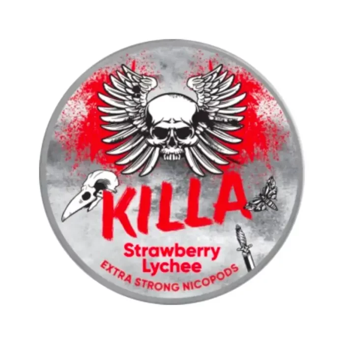 Killa Nicotine Pouches Strawberry Lychee 16mg | Guardian Vape Shop