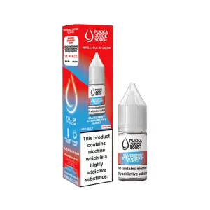 Pukka Juice 5000+ Nic Salt E-Liquids Blueberry Strawberry Burst | Guardian Vape Shop