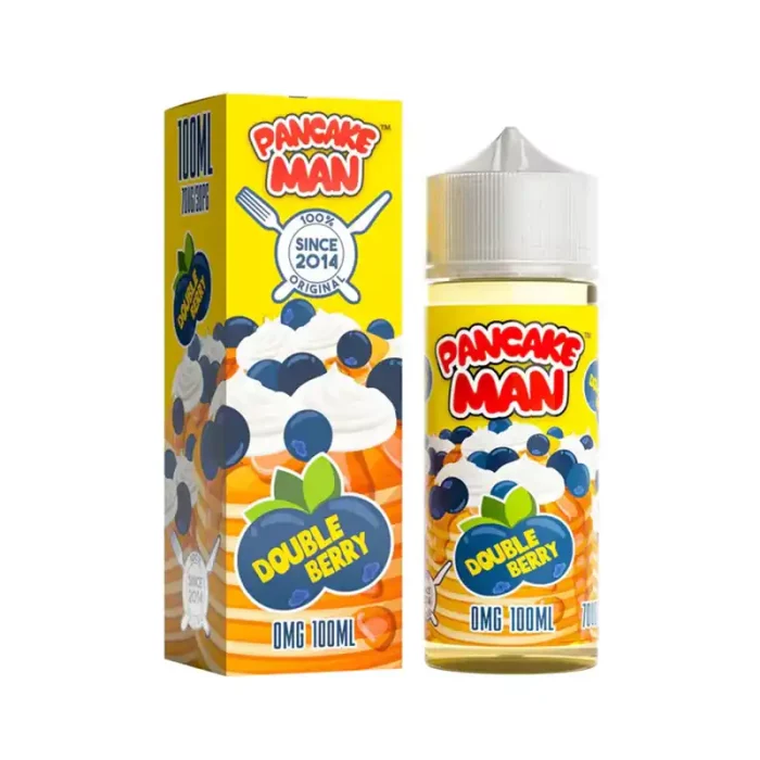 Pancake Man Shortfill E-liquids Double Berry | Guardian Vape Shop