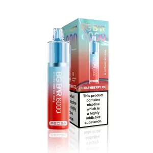 Feoba Big Bar 6000 Disposable 6000 Puff Strawberry Ice | Guardian Vape Shop