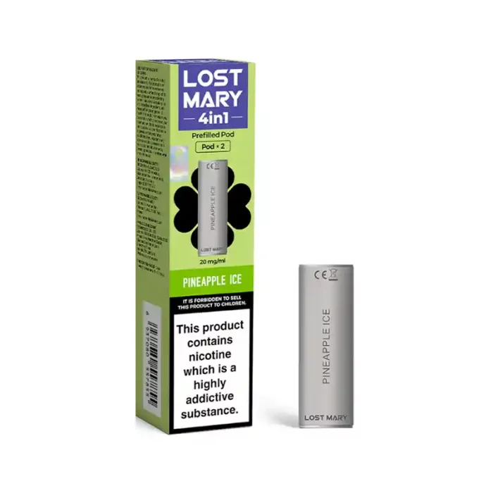 Lost Mary 4 in 1 Pods Prefilled Vape Pineapple Ice | Guardian Vape