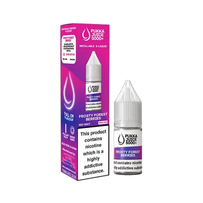 Pukka Juice 5000+ Nic Salt E-Liquids Frosty Forest Berries | Guardian Vape Shop