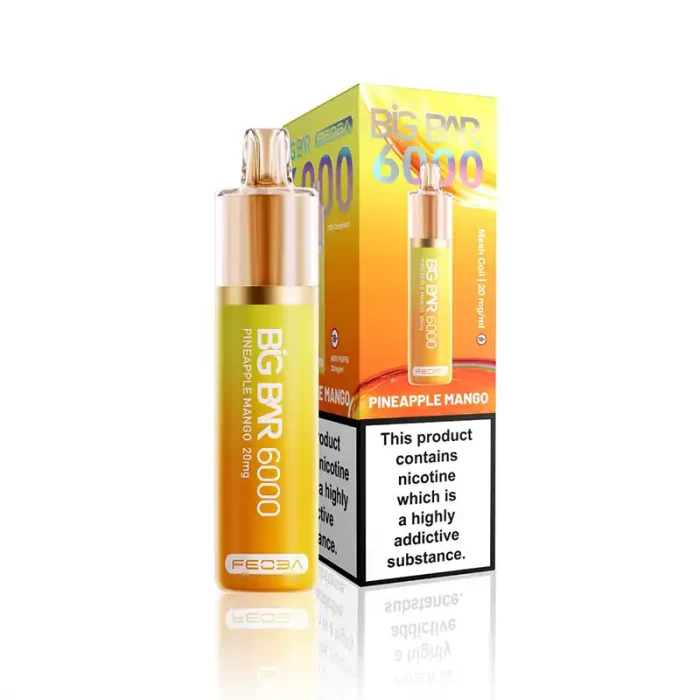 Feoba Big Bar 6000 Disposable 6000 Puff Pineapple Mango | Guardian Vape Shop