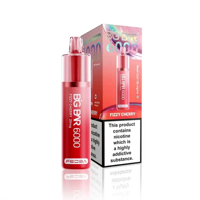 Feoba Big Bar 6000 Disposable 6000 Puff Fizzy Cherry | Guardian Vape Shop