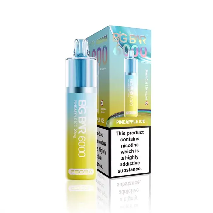 Feoba Big Bar 6000 Disposable 6000 Puff Pineapple Ice | Guardian Vape Shop