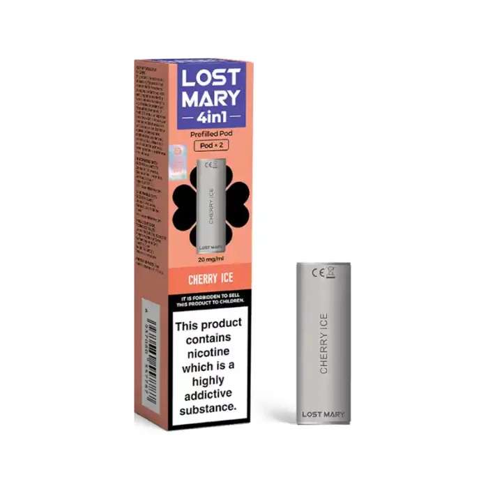 Lost Mary 4 in 1 Pods Prefilled Vape Cherry Ice | Guardian Vape