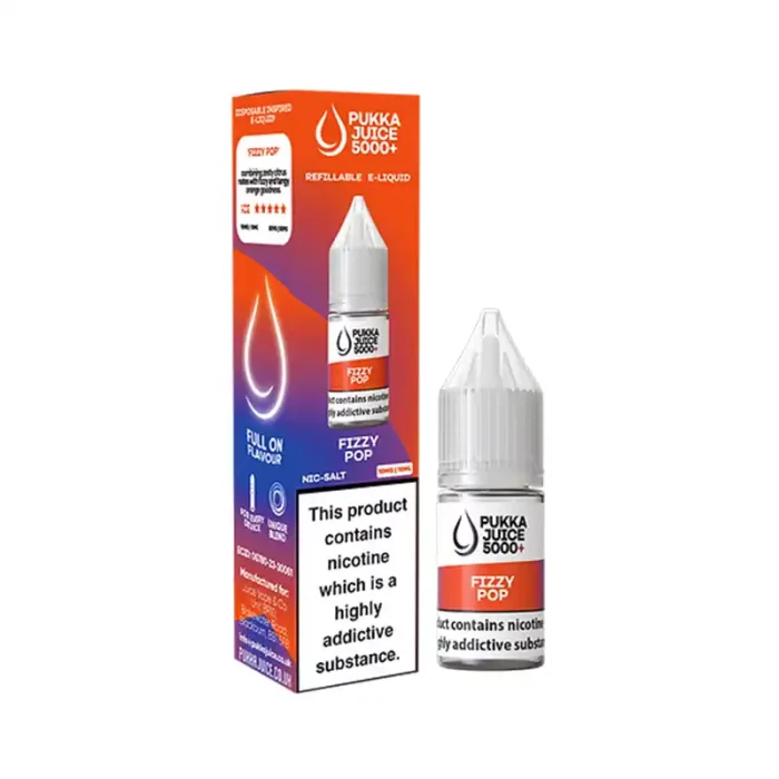 Pukka Juice 5000+ Nic Salt E-Liquids Fizzy Pop | Guardian Vape Shop