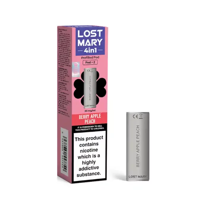 Lost Mary 4 in 1 Pods Prefilled Vape Berry Apple Peach | Guardian Vape