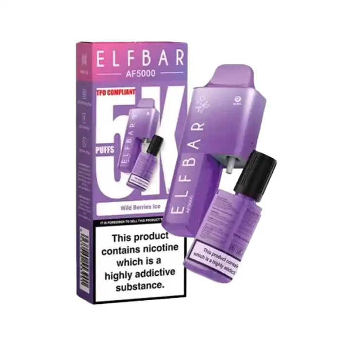 ElfBar AF5000 Disposable Vape Kit Wild Berries Ice | Guardian Vape Shop