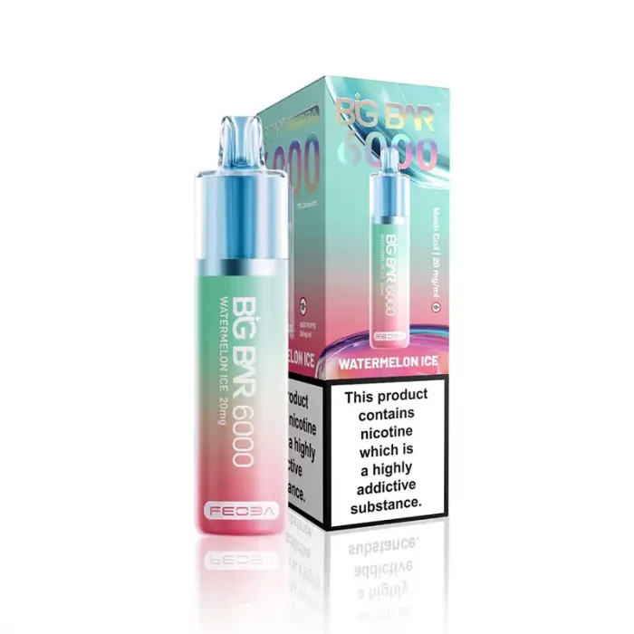Feoba Big Bar 6000 Disposable 6000 Puff Watermelon Ice | Guardian Vape Shop