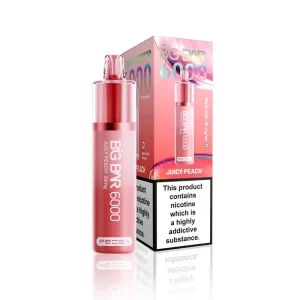 Feoba Big Bar 6000 Disposable 6000 Puff Juicy Peach | Guardian Vape Shop