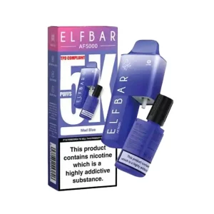 ElfBar AF5000 Disposable Vape Kit Mad Blue | Guardian Vape Shop