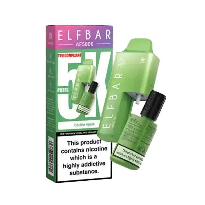 ElfBar AF5000 Disposable Vape Kit Double Apple | Guardian Vape Shop