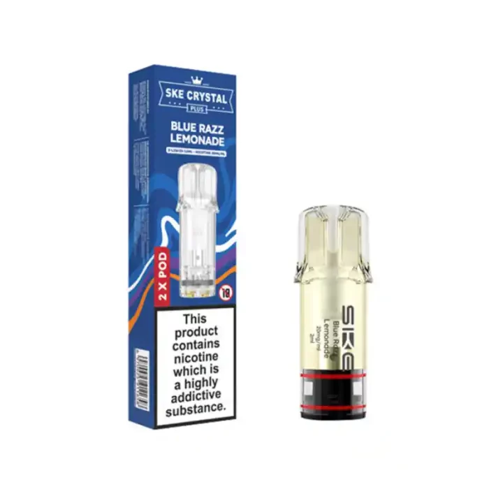 SKE Crystal Plus Pods Vape Prefilled Blue Razz Lemonade | Guardian Vape Shop