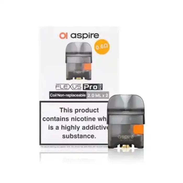 Aspire Flexus Pro Pod Cartridges Replacement Coil Include 0.6ohm | Guardian Vape Shop