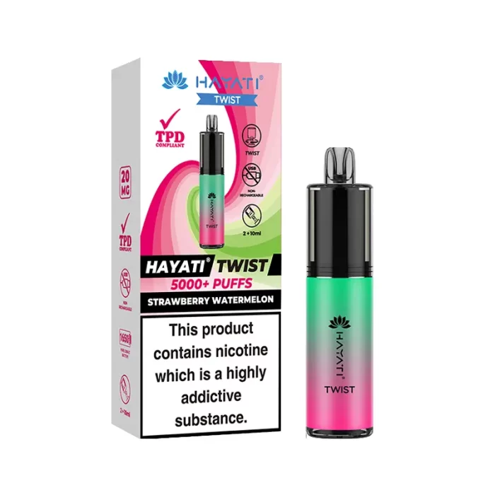 Hayati Twist Disposable 5000 Puff Strawberry Watermelon | Guardian Vape Shop