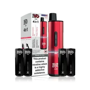 IVG Air 4 in 1 Vape Pod Kit Prefilled 2400 Puff Red | Guardian Vape Shop