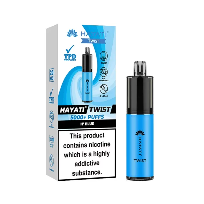 Hayati Twist Disposable 5000 Puff H Blue | Guardian Vape Shop