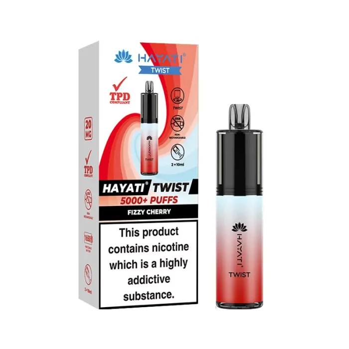 Hayati Twist Disposable 5000 Puff Fizzy Cherry | Guardian Vape Shop