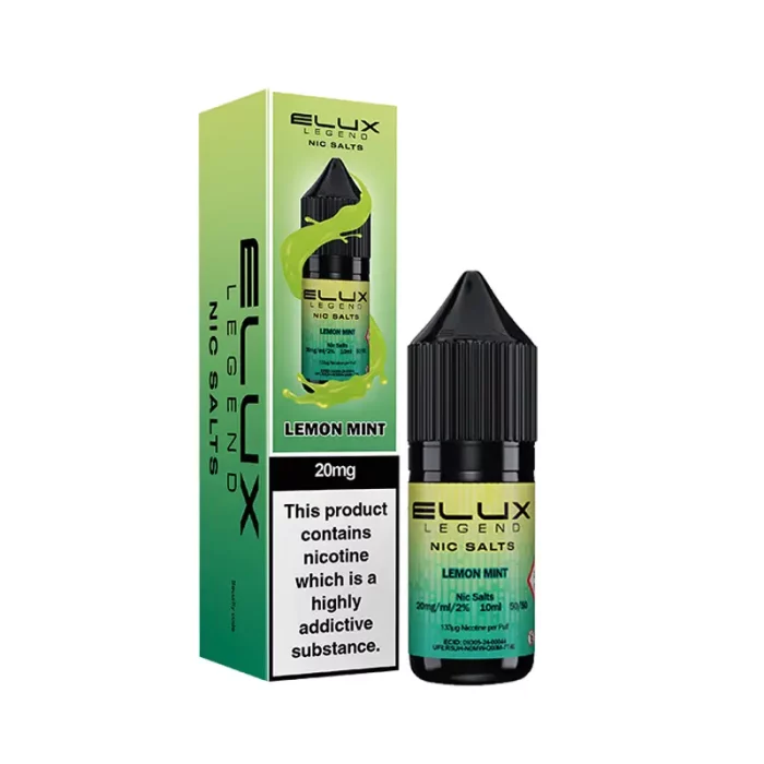 Elux Legend Nic Salts E-Liquid Lemon Mint | Guardian Vape Shop