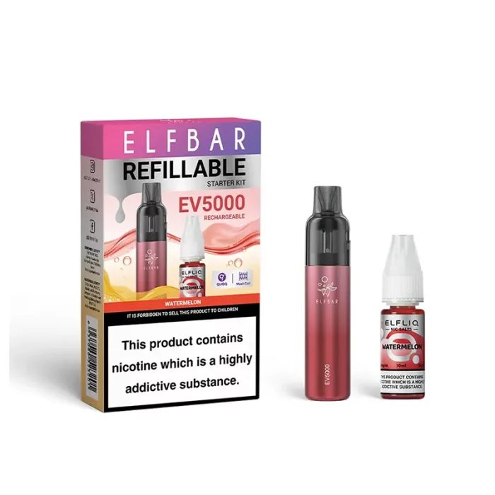 Elf Bar EV5000 Puffs Disposable Vape Watermelon | Guardian Vape Shop