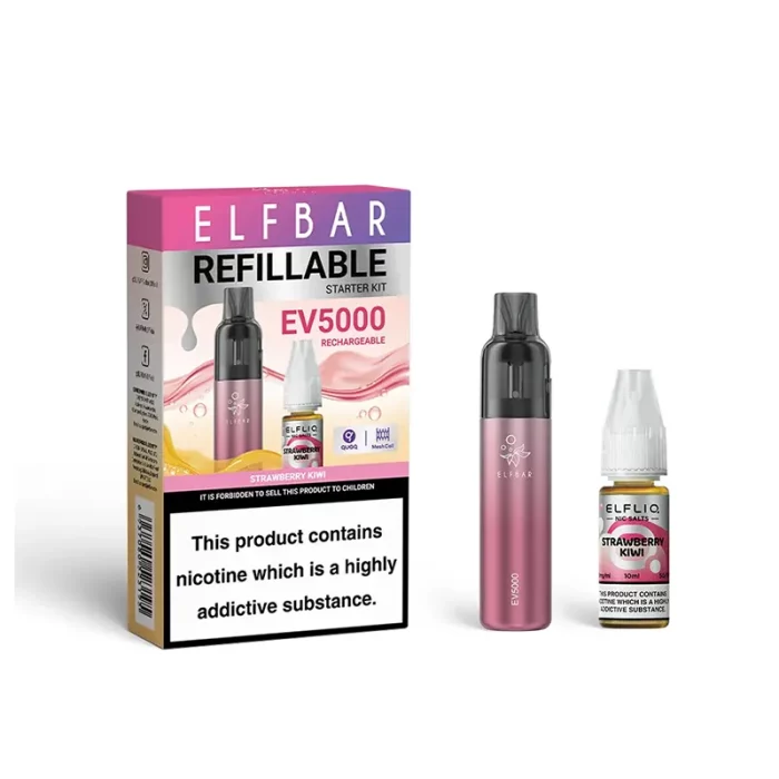 Elf Bar EV5000 Puffs Disposable Vape Strawberry Kiwi | Guardian Vape Shop