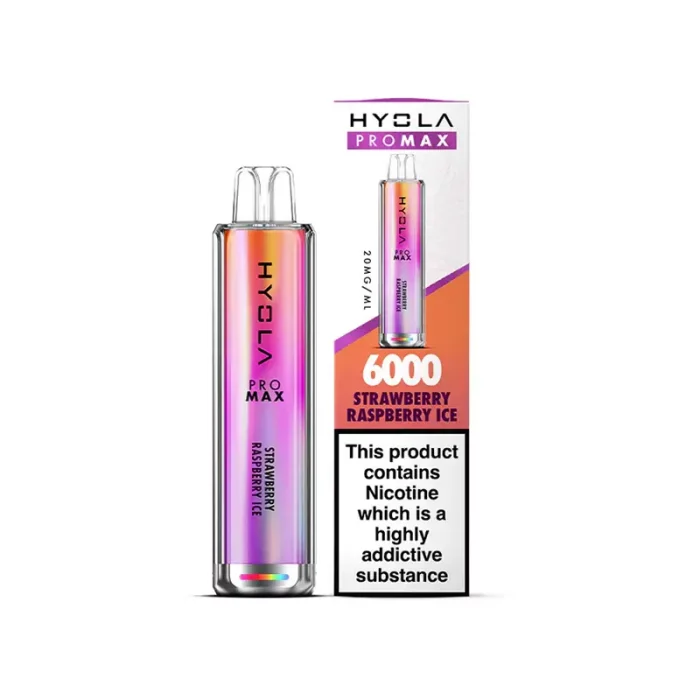 Hyola Pro Max 6000 Puffs Disposable Strawberry Raspberry Ice | Guardian Vape Shop