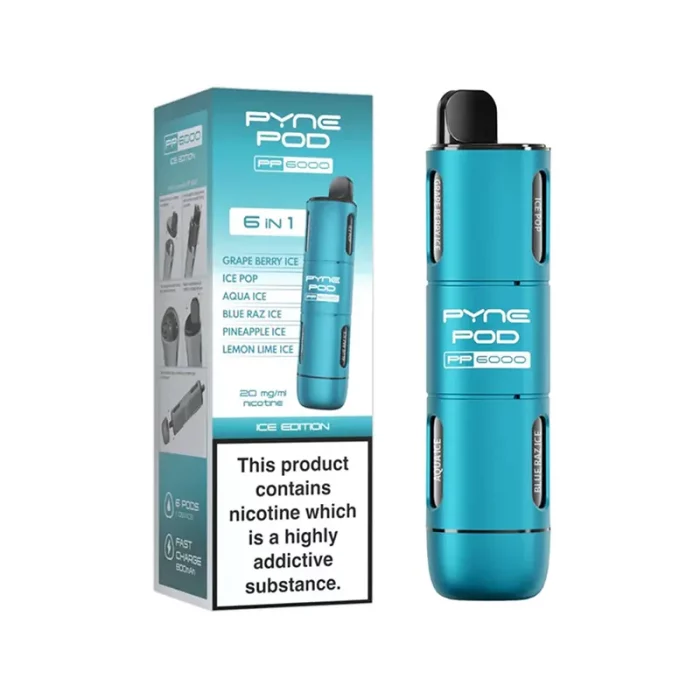 Pyne Pod PP6000 6 in 1 Disposable Ice Edition | Guardian Vape Shop