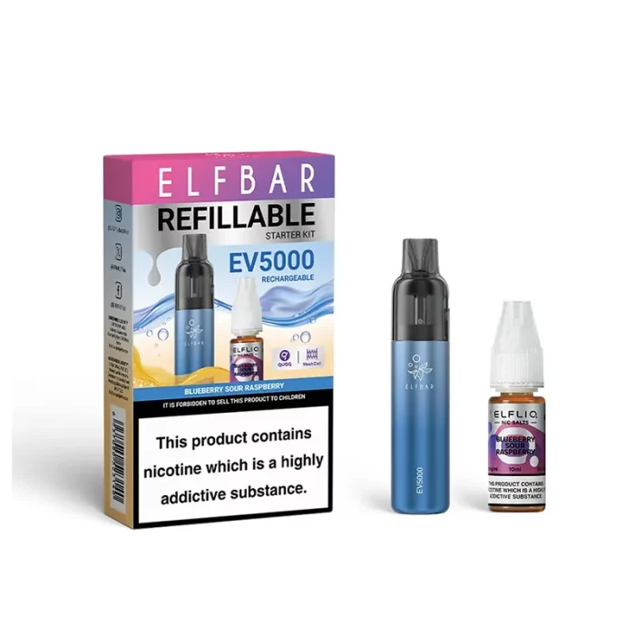 Elf Bar EV5000 Puffs Disposable Vape Blueberry Sour Raspberry | Guardian Vape Shop