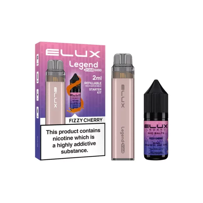 Elux Legend Prime 5000 Puffs Disposable Fizzy Cherry | Guardian Vape Shop