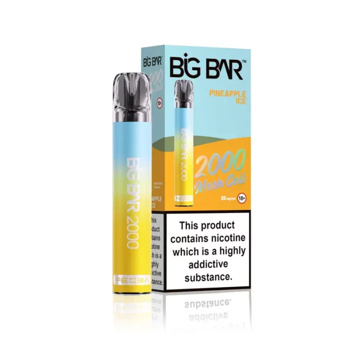 FEOBA Big Bar 2000 Puffs Disposable Vape Pineapple Ice | Guardian Vape Shop