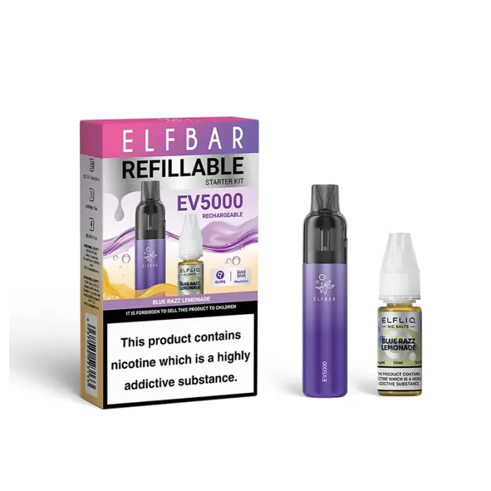 Elf Bar EV5000 Puffs Disposable Vape Blue Razz Lemonade | Guardian Vape Shop