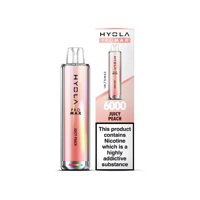 Hyola Pro Max 6000 Puffs Disposable Juicy Peach | Guardian Vape Shop